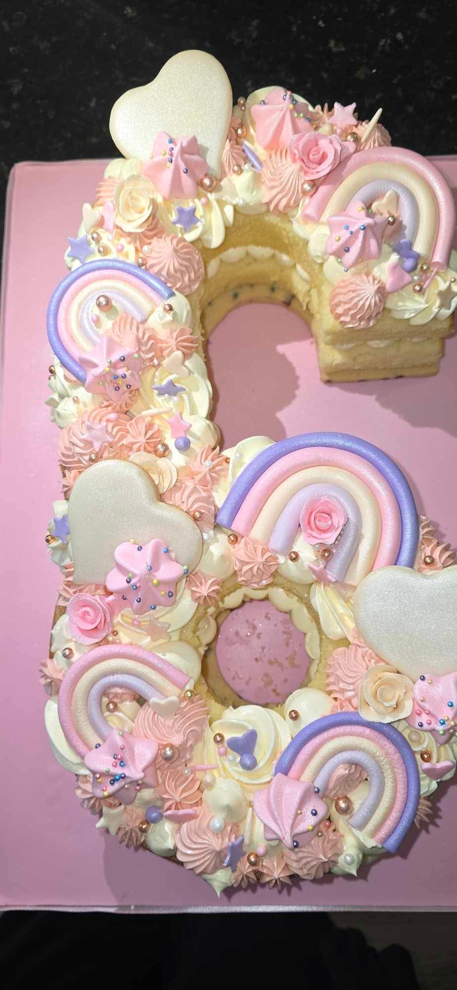 CUSTOM NUMBER CAKE