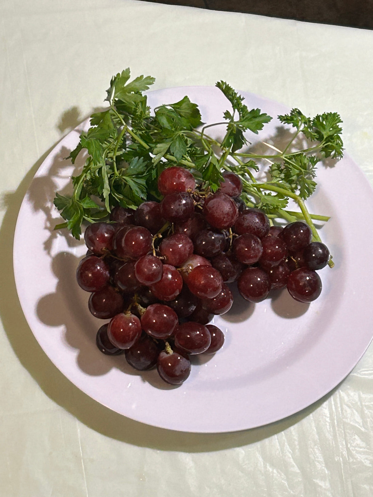 Single Purple Grapes
