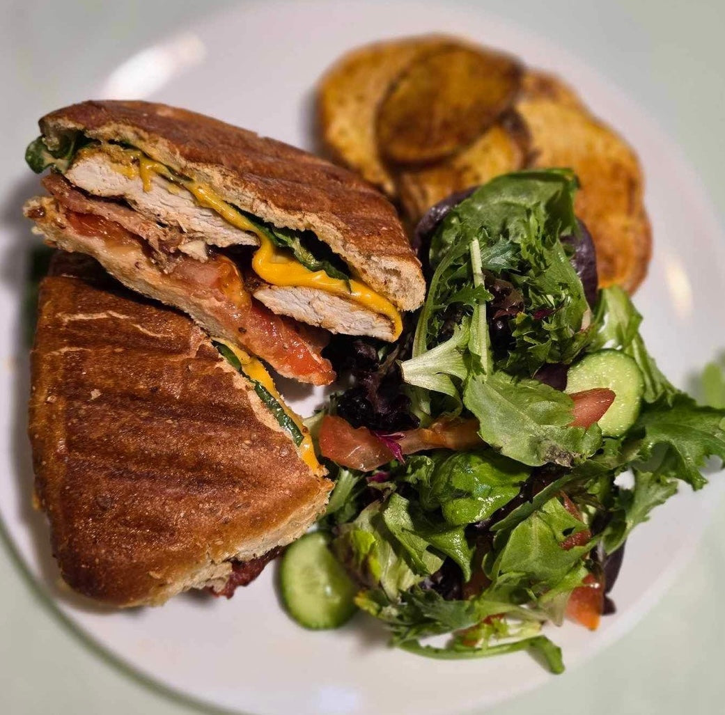 Grilled Buffalo Chicken Panini